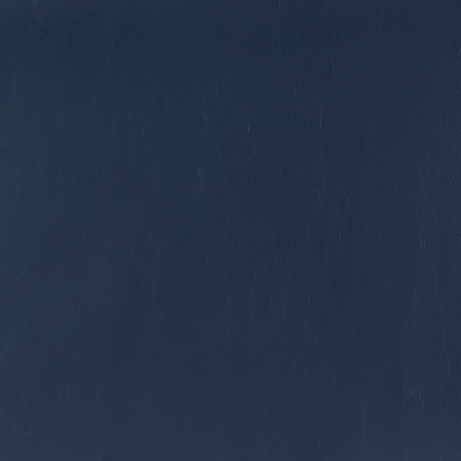 Zuni Faux Leather Upholstered Bar Chair Blue