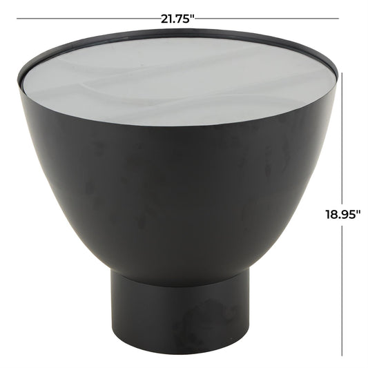 Black Metal Geometric coffee and side