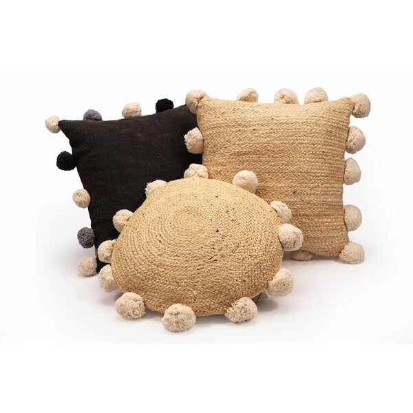 Hand-Woven Throw Pillow Cover