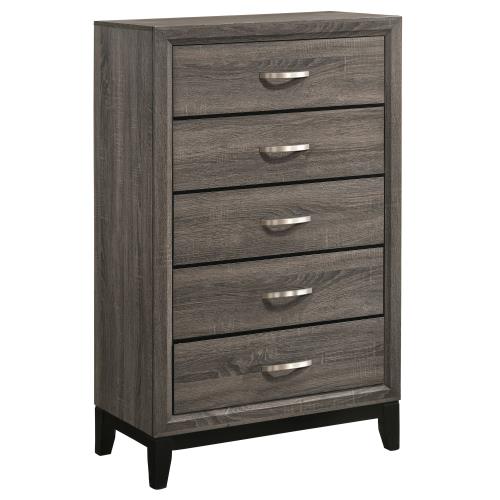 Watson 5-piece Bedroom Set Grey Oak