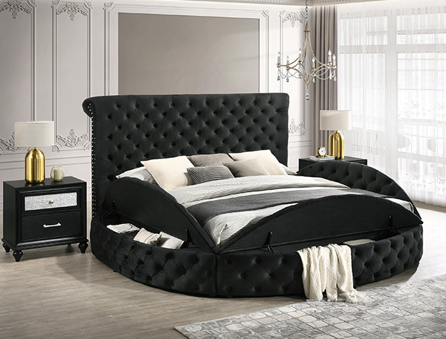 BRIGITTE BED FRAME BLACK