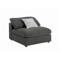 Serene 6-Piece Upholstered Modular Sectional Charcoal