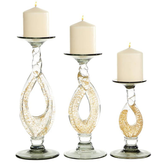 Glass Candle Holder
