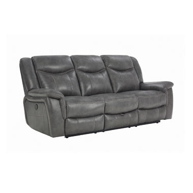 Conrad Upholstered Motion Sofa Cool Grey SOFA LOVE Seat