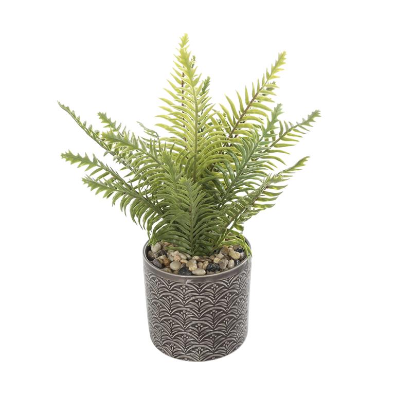 CER PLST ARTIFICIAL PLANTER 10"W, 16"H