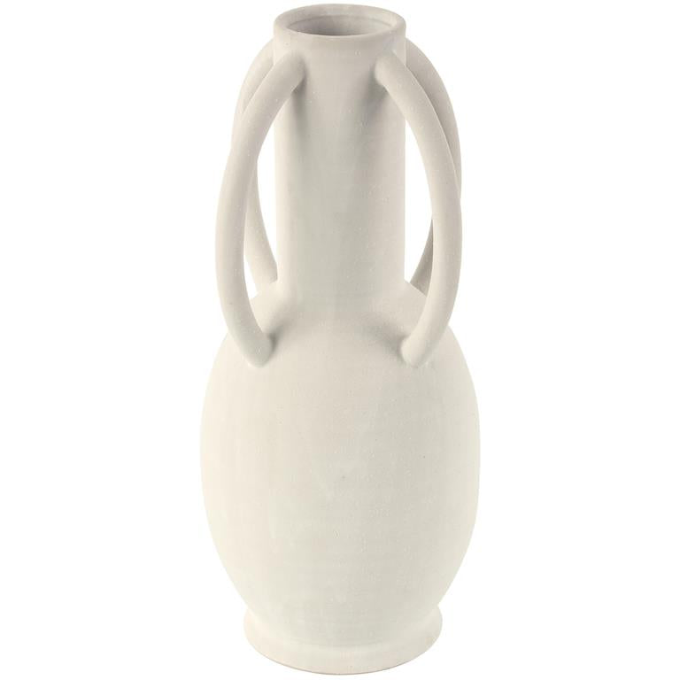 CER VASE 7"W, 15"H