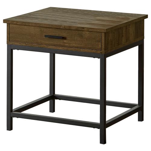 Byers Engineered Wood Lift Top Coffee Table Brown Oak