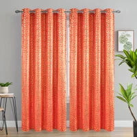 CLEOPATRA JACQUARD PRINTED CURTAIN PANEL