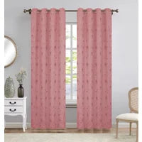 AMBER EMBROIDERED BLACKOUT CURTAIN