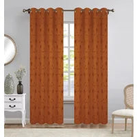 AMBER EMBROIDERED BLACKOUT CURTAIN