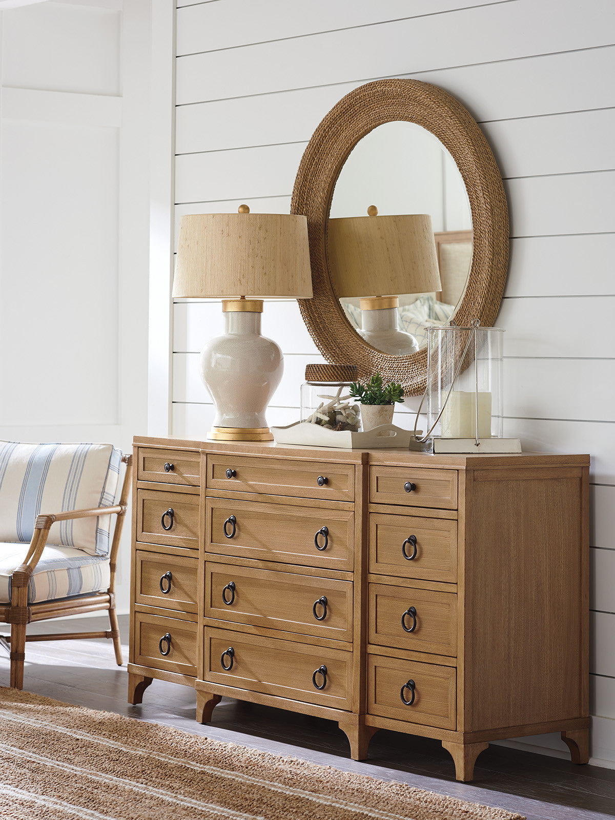 GARNET BREAKFRONT DRESSER