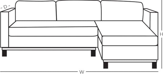 Easton 2-Piece Bumper Sleeper Sectional