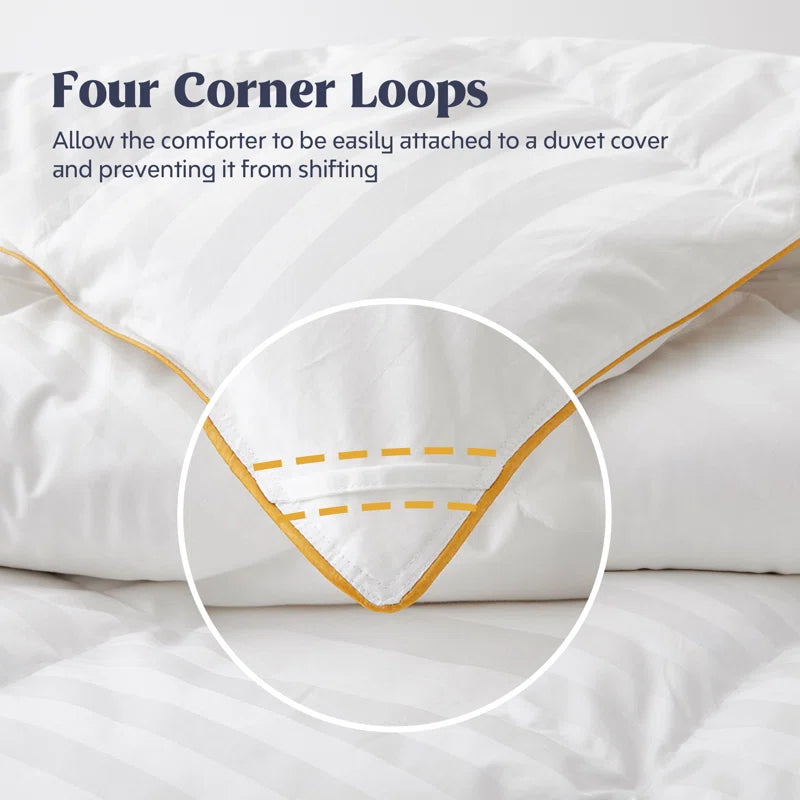 All Season Goose Down Hotel Quality Comforter/Duvet Insert