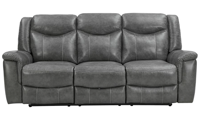 Conrad Upholstered Motion Sofa Cool Grey SOFA LOVE Seat