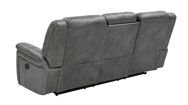 Conrad Upholstered Motion Sofa Cool Grey SOFA LOVE Seat