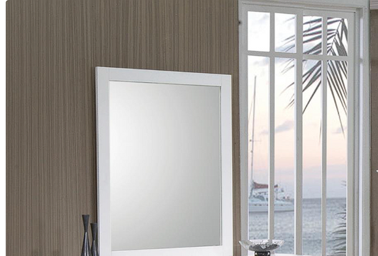 Selena Rectangular Dresser Mirror Buttermilk