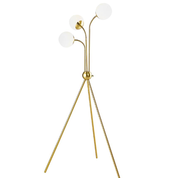 Miley Trio Tree Floor Lamp Gold