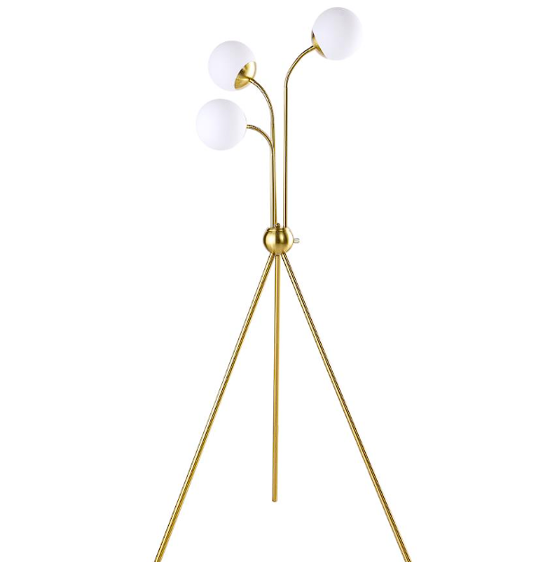 Miley Trio Tree Floor Lamp Gold