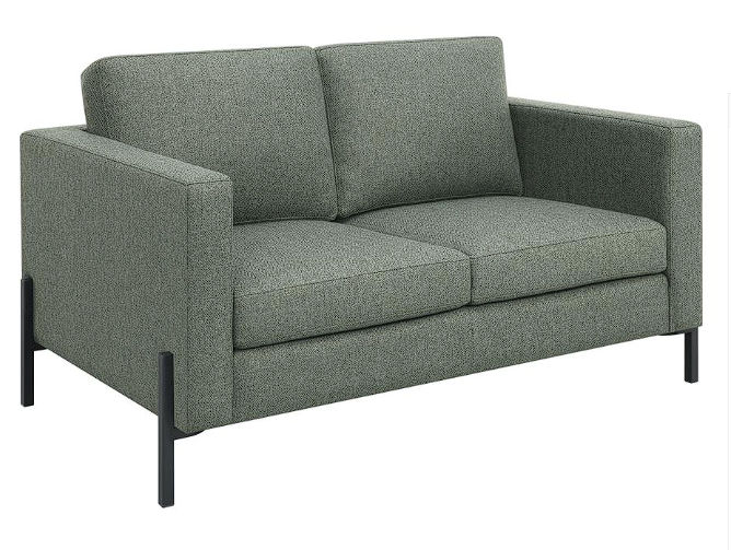 Tilly Upholstered Track Arms Sofa Set Sage