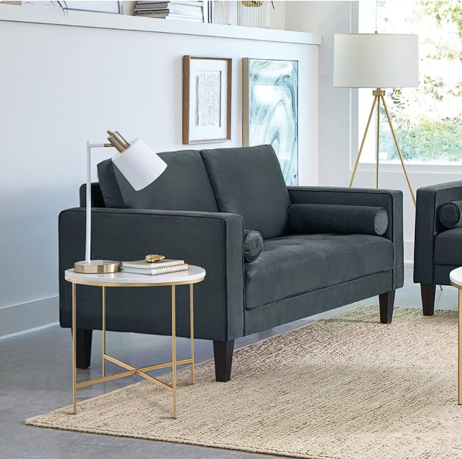 Upholstered Living Room Collection Dark Teal