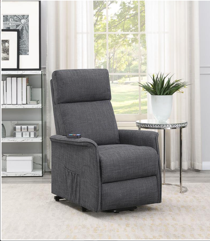 Herrera Power Lift Recliner With Wired Remote Beige