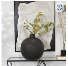 WHITE CERAMIC VASE