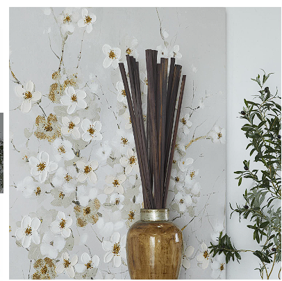 DRIED PLANT NATURAL FOLIAGE WITH SLENDER STEMS,