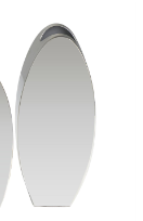 SILVER STAINLESS STEEL VASE WITH A SLEEK MIRROR FINISH