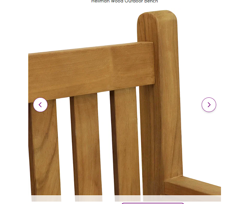 Heilman Wood Outdoor Bench