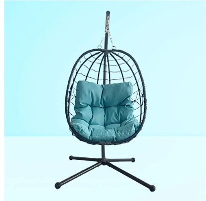 SWING CHAIR - TURQ/BLACK