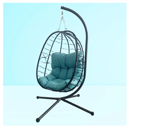 SWING CHAIR - TURQ/BLACK