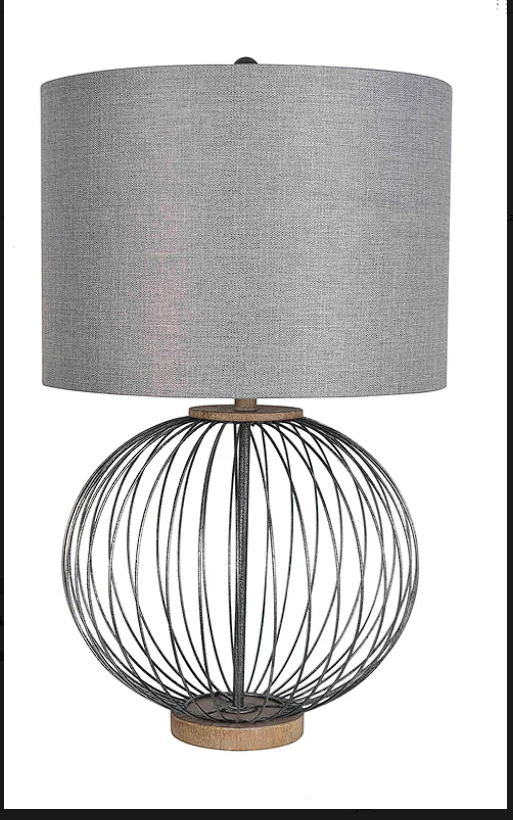 30" Metal Table Lamp