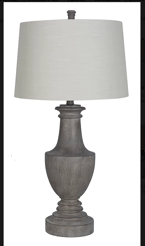 31" Polyresin Table Lamp