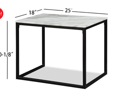 ADOLA 3-PK NESTING TABLE WHITE