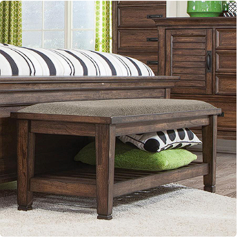 Franco Eastern Bedroom Set Burnished Oak
