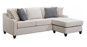 Mcloughlin Upholstered Sectional Platinum