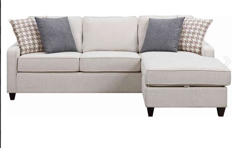 Mcloughlin Upholstered Sectional Platinum
