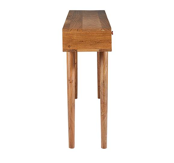 Lotus 2-drawer Console Table Natural Brown