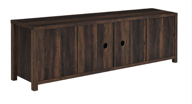 Madra Rectangular TV Console With 2 Sliding Doors