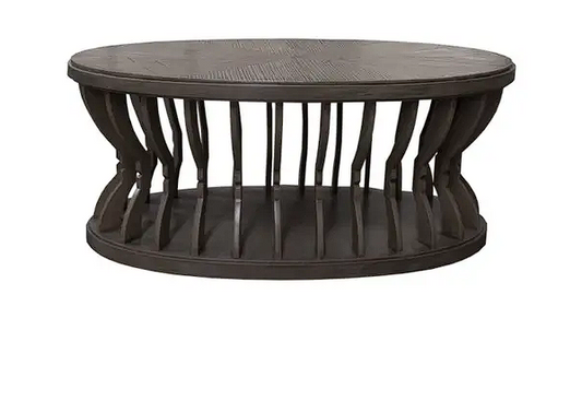 Distressed White Coffee Table