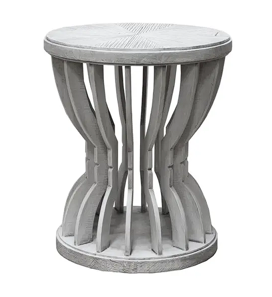Distressed White Coffee Table
