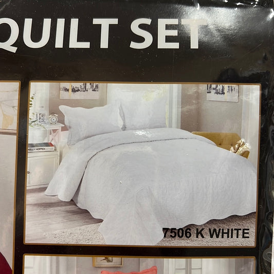 3 pc quilt set