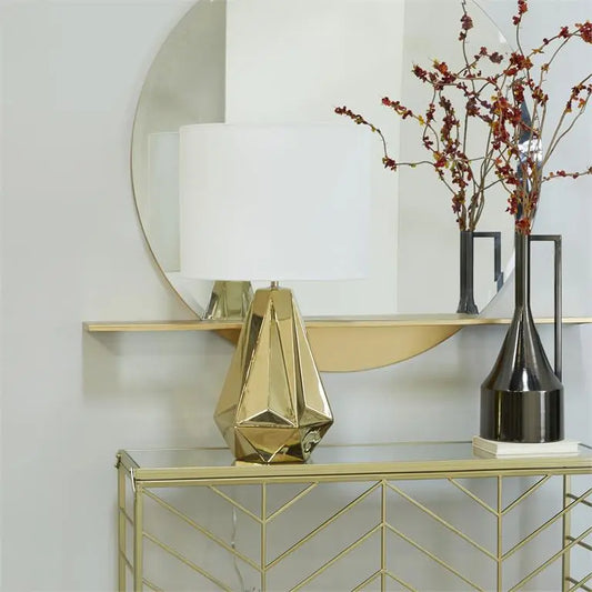 Gold Ceramic Modern Table Lamp