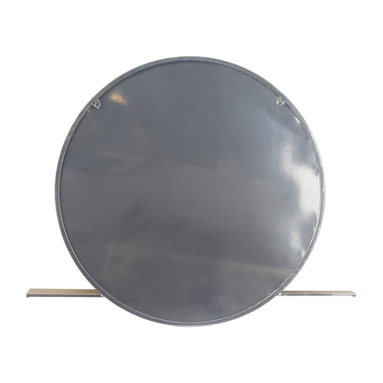 COSMOLIVING BY COSMOPOLITAN GOLD METAL 1 SHELF WALL MIRROR