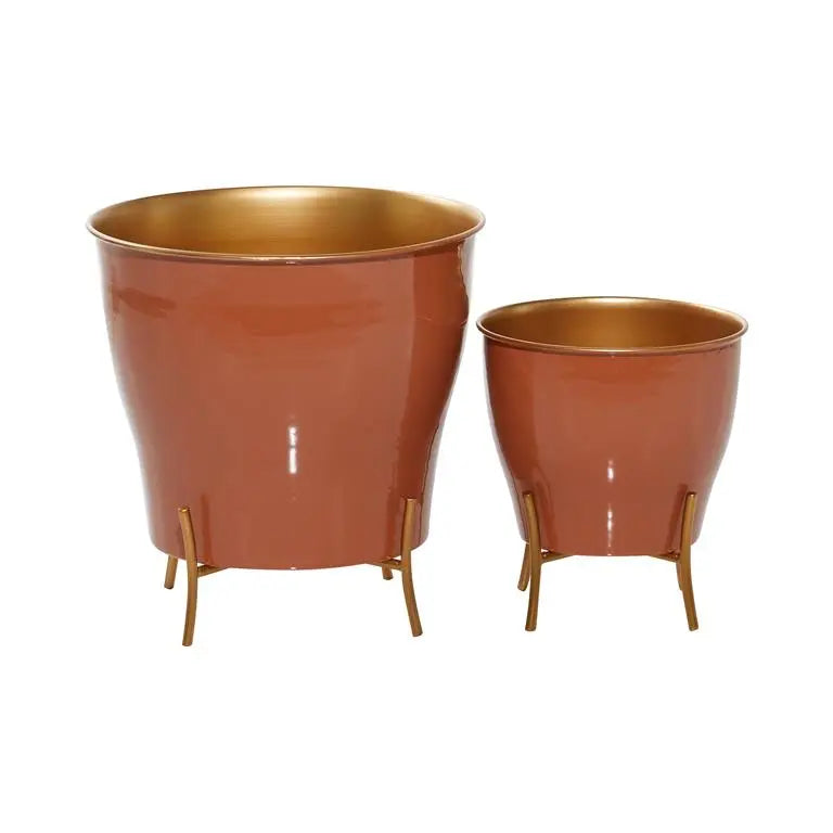 Orange Metal Farmhouse Plante