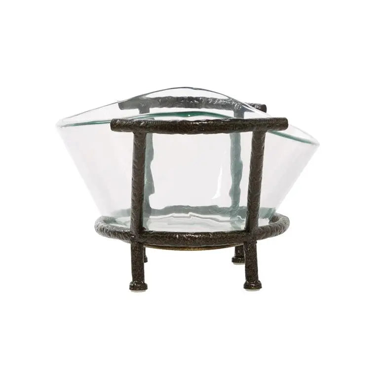 Copper Glass Modern Serving Bow