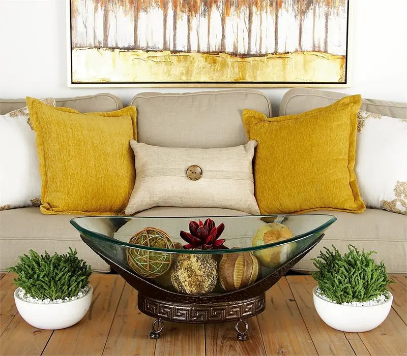 Copper Glass Traditional Kitchen Serving Bowl,