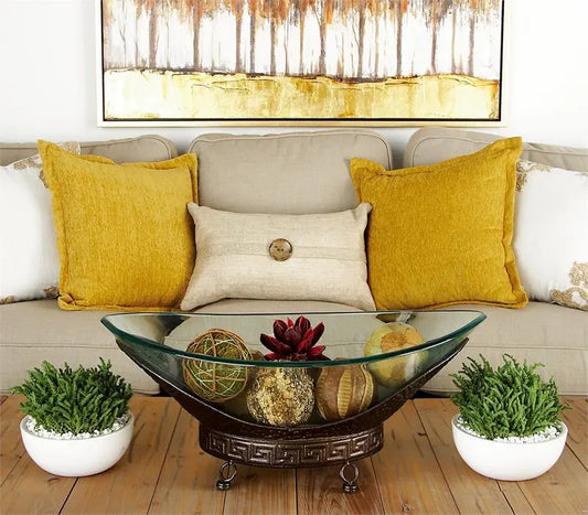 Copper Glass Traditional Kitchen Serving Bowl,