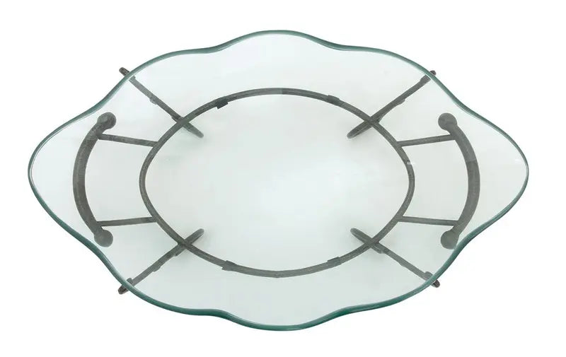 Copper Glass Traditional Kitchen Serving Bowl,