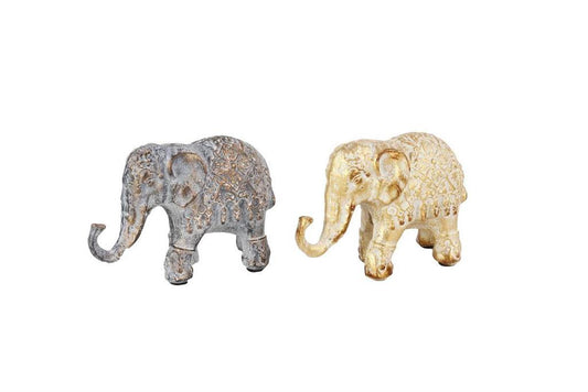 METAL ELEPHANT SCULPTURE